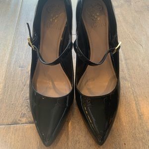 Patent Leather Mary Jane Heels - Vince Camuto